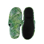 Exotic Tropical Leaf Pattern Print Slippers