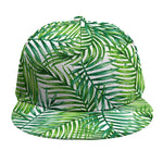Exotic Tropical Leaf Pattern Print Snapback Cap