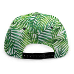 Exotic Tropical Leaf Pattern Print Snapback Cap