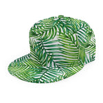 Exotic Tropical Leaf Pattern Print Snapback Cap