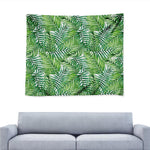 Exotic Tropical Leaf Pattern Print Tapestry
