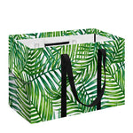 Exotic Tropical Leaf Pattern Print Utility Tote Bag