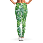 Exotic Tropical Leaf Pattern Print Women's Leggings