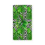 Exotic Tropical Leaves Pattern Print Baby Crib Sheet