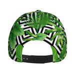 Exotic Tropical Leaves Pattern Print Baseball Cap