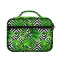 Exotic Tropical Leaves Pattern Print Briefcase Bible Bag