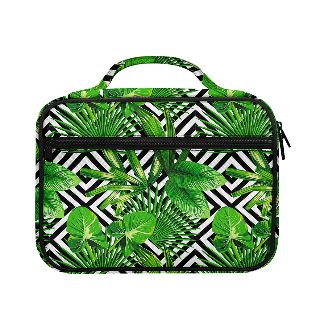 Exotic Tropical Leaves Pattern Print Briefcase Bible Bag