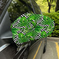 Exotic Tropical Leaves Pattern Print Car Side Mirror Covers