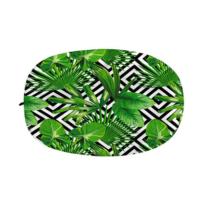 Exotic Tropical Leaves Pattern Print Car Side Mirror Covers