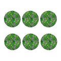 Exotic Tropical Leaves Pattern Print Coaster Set