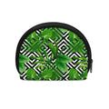 Exotic Tropical Leaves Pattern Print Coin Purse