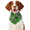 Exotic Tropical Leaves Pattern Print Dog Bandana