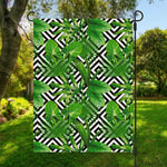 Exotic Tropical Leaves Pattern Print Garden Flag