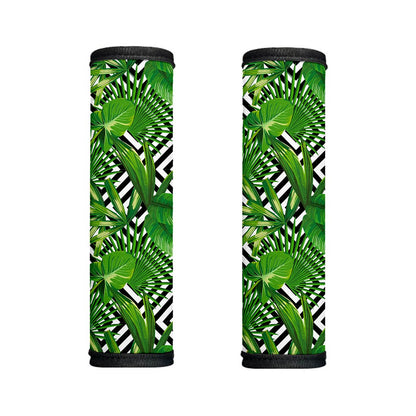 Exotic Tropical Leaves Pattern Print Handle Covers