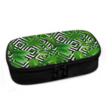 Exotic Tropical Leaves Pattern Print Insulin Cooler Travel Case