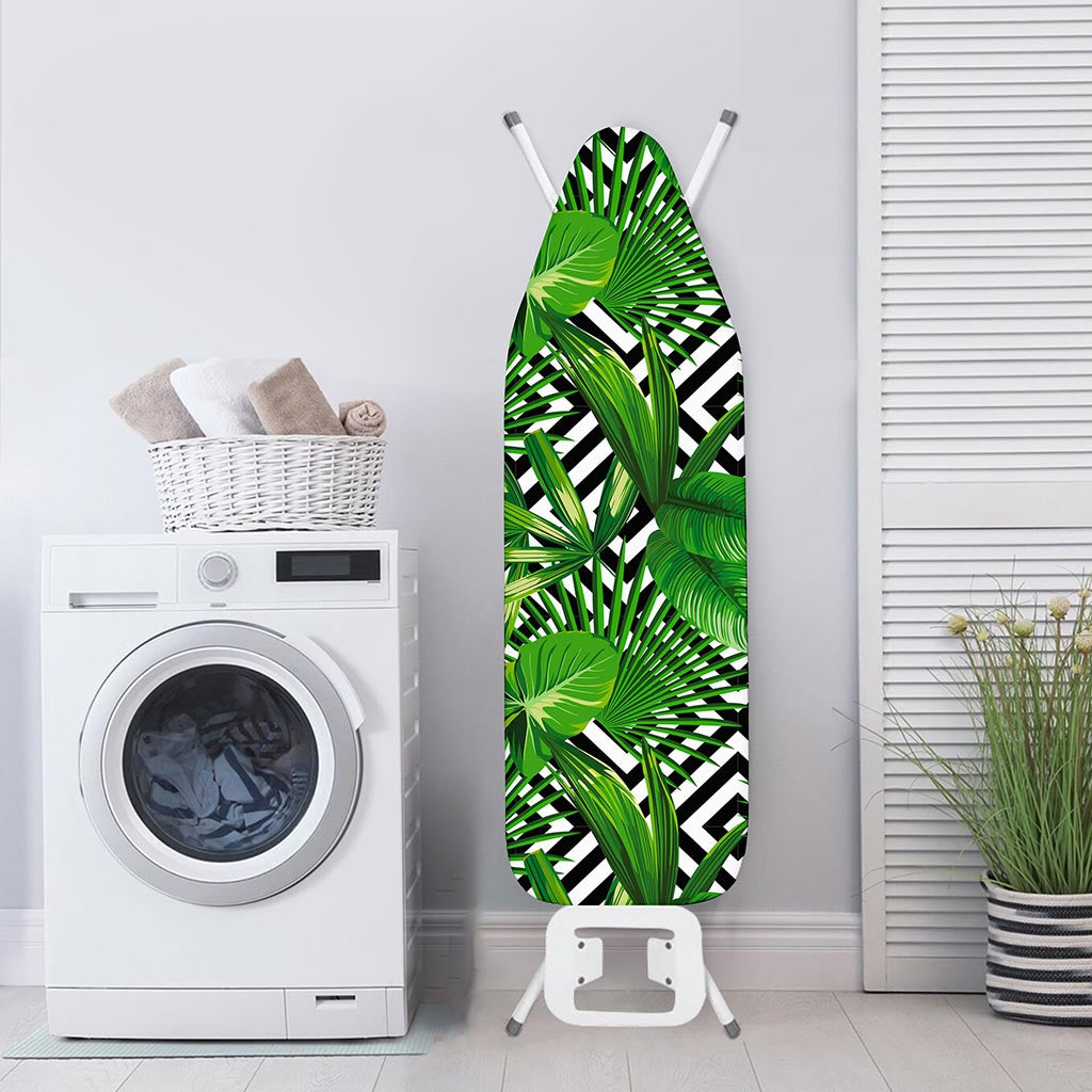 Exotic Tropical Leaves Pattern Print Ironing Board Cover