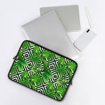 Exotic Tropical Leaves Pattern Print Laptop Sleeve