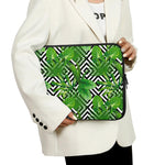 Exotic Tropical Leaves Pattern Print Laptop Sleeve