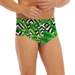 Exotic Tropical Leaves Pattern Print Men's Briefs