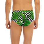 Exotic Tropical Leaves Pattern Print Men's Briefs