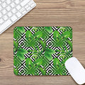 Exotic Tropical Leaves Pattern Print Mouse Pad