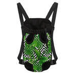 Exotic Tropical Leaves Pattern Print Pet Carrier Backpack