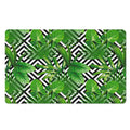 Exotic Tropical Leaves Pattern Print Polyester Doormat