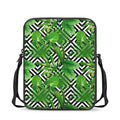 Exotic Tropical Leaves Pattern Print Rectangular Crossbody Bag