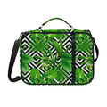 Exotic Tropical Leaves Pattern Print Shoulder Strap Bible Bag