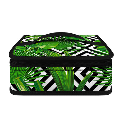 Exotic Tropical Leaves Pattern Print Small Lunch Bag