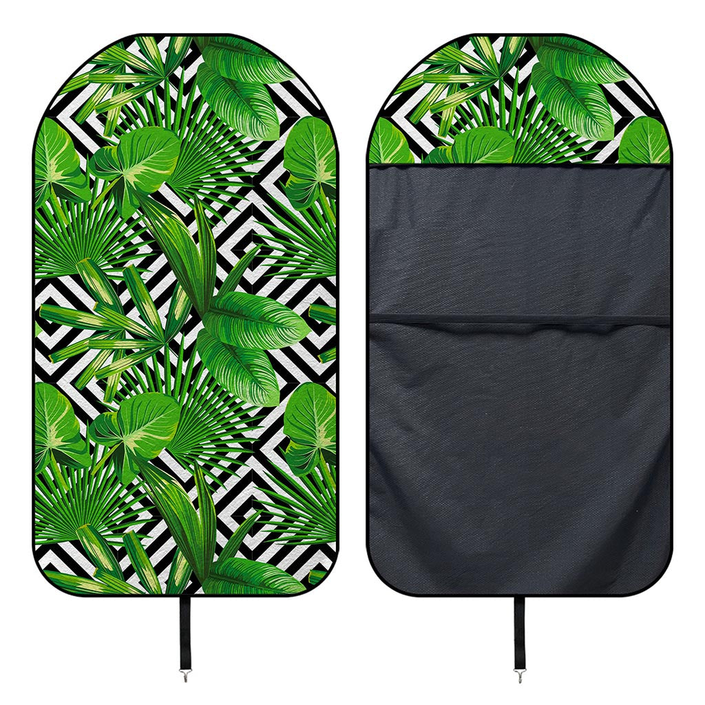 Exotic Tropical Leaves Pattern Print Waterproof Car Seat Cover