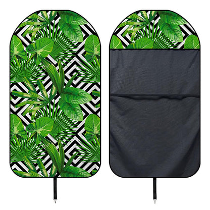 Exotic Tropical Leaves Pattern Print Waterproof Car Seat Cover