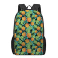 Exotic Tropical Pineapple Pattern Print 17 Inch Backpack