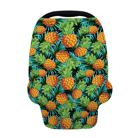 Exotic Tropical Pineapple Pattern Print Baby Seat Cover