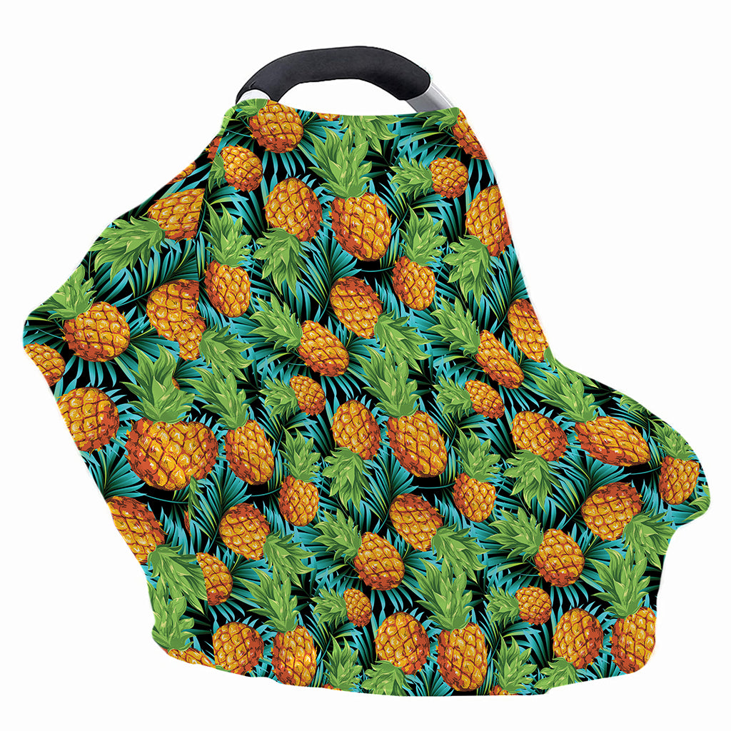 Exotic Tropical Pineapple Pattern Print Baby Seat Cover