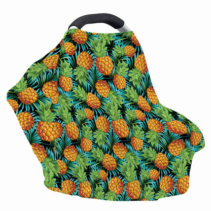 Exotic Tropical Pineapple Pattern Print Baby Seat Cover