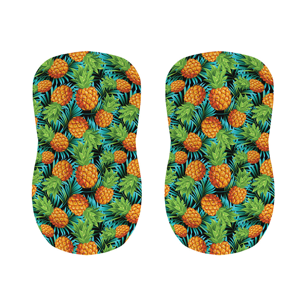 Exotic Tropical Pineapple Pattern Print Bar Stool Covers