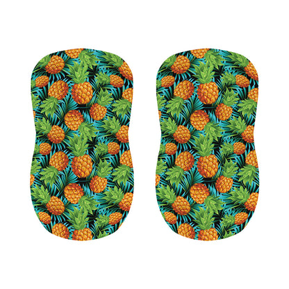 Exotic Tropical Pineapple Pattern Print Bar Stool Covers