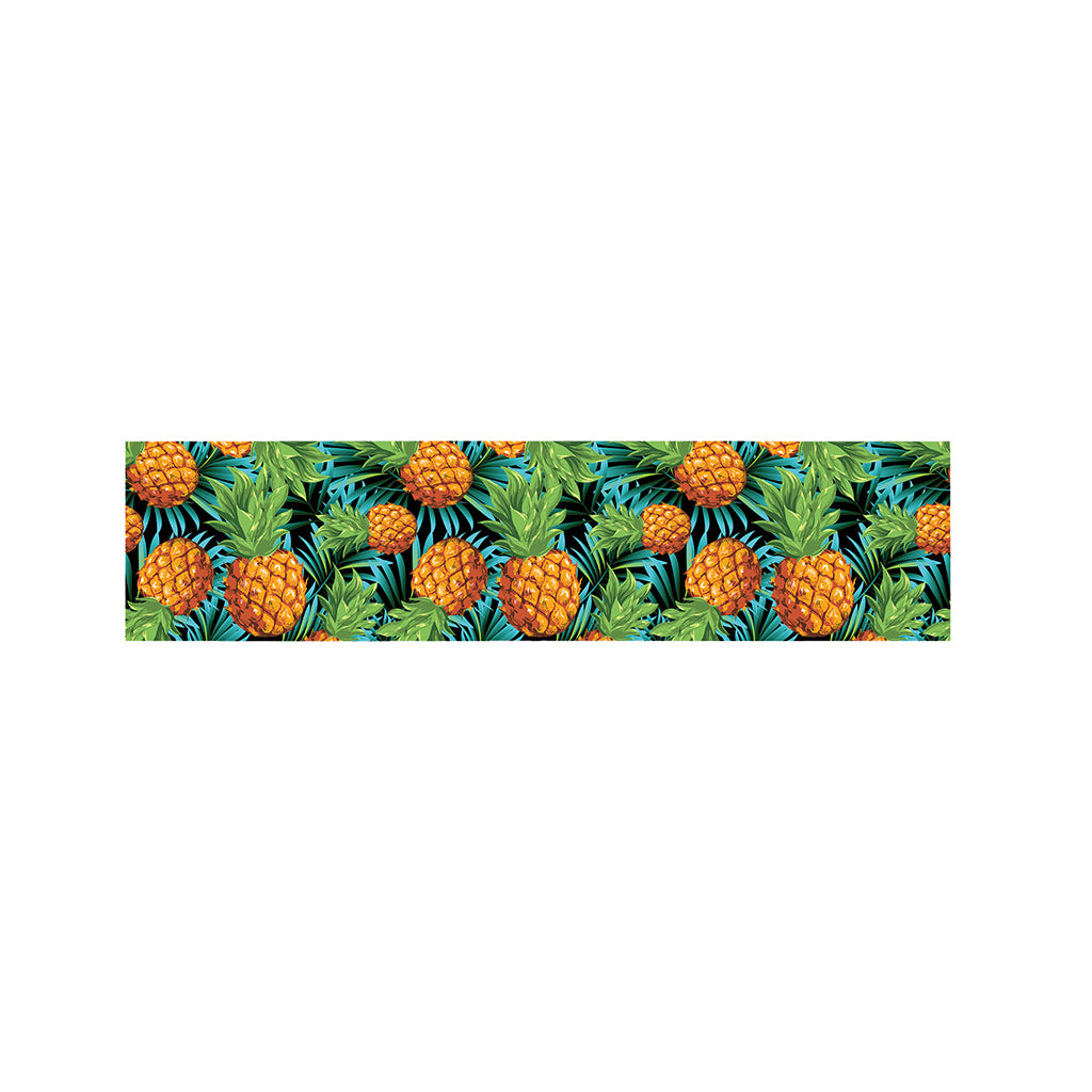 Exotic Tropical Pineapple Pattern Print Bed Runner