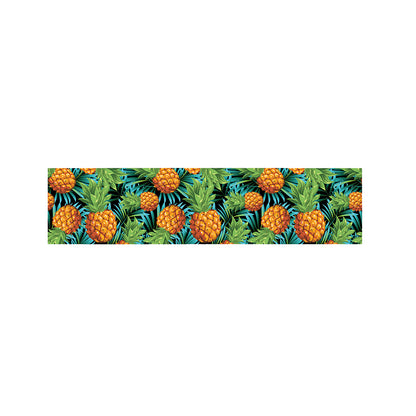 Exotic Tropical Pineapple Pattern Print Bed Runner