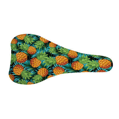 Exotic Tropical Pineapple Pattern Print Bicycle Seat Cover
