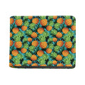 Exotic Tropical Pineapple Pattern Print Bifold Wallet
