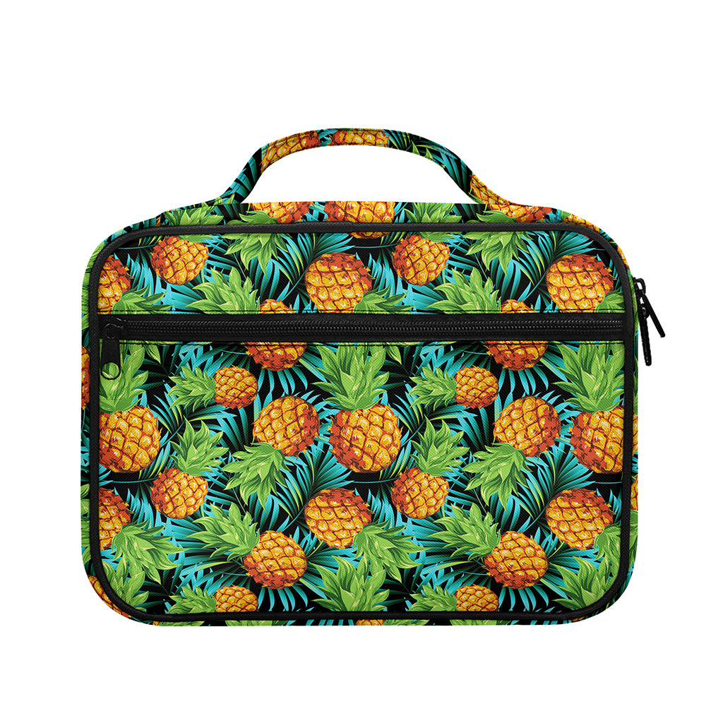 Exotic Tropical Pineapple Pattern Print Briefcase Bible Bag
