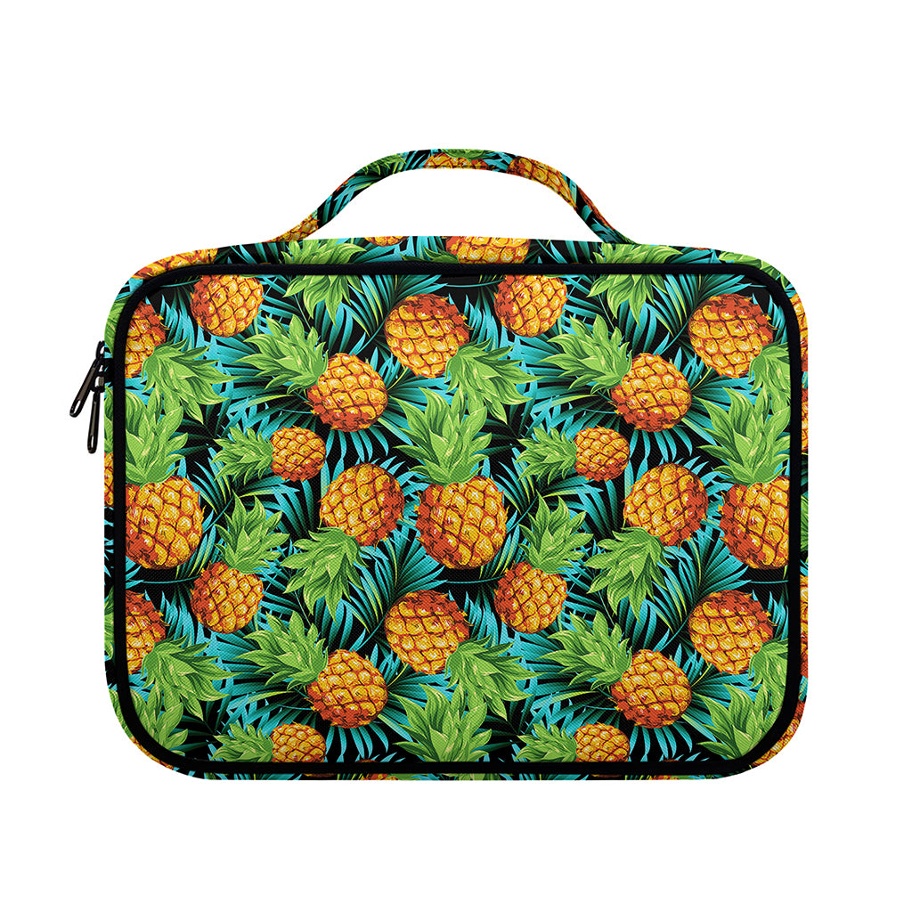 Exotic Tropical Pineapple Pattern Print Briefcase Bible Bag
