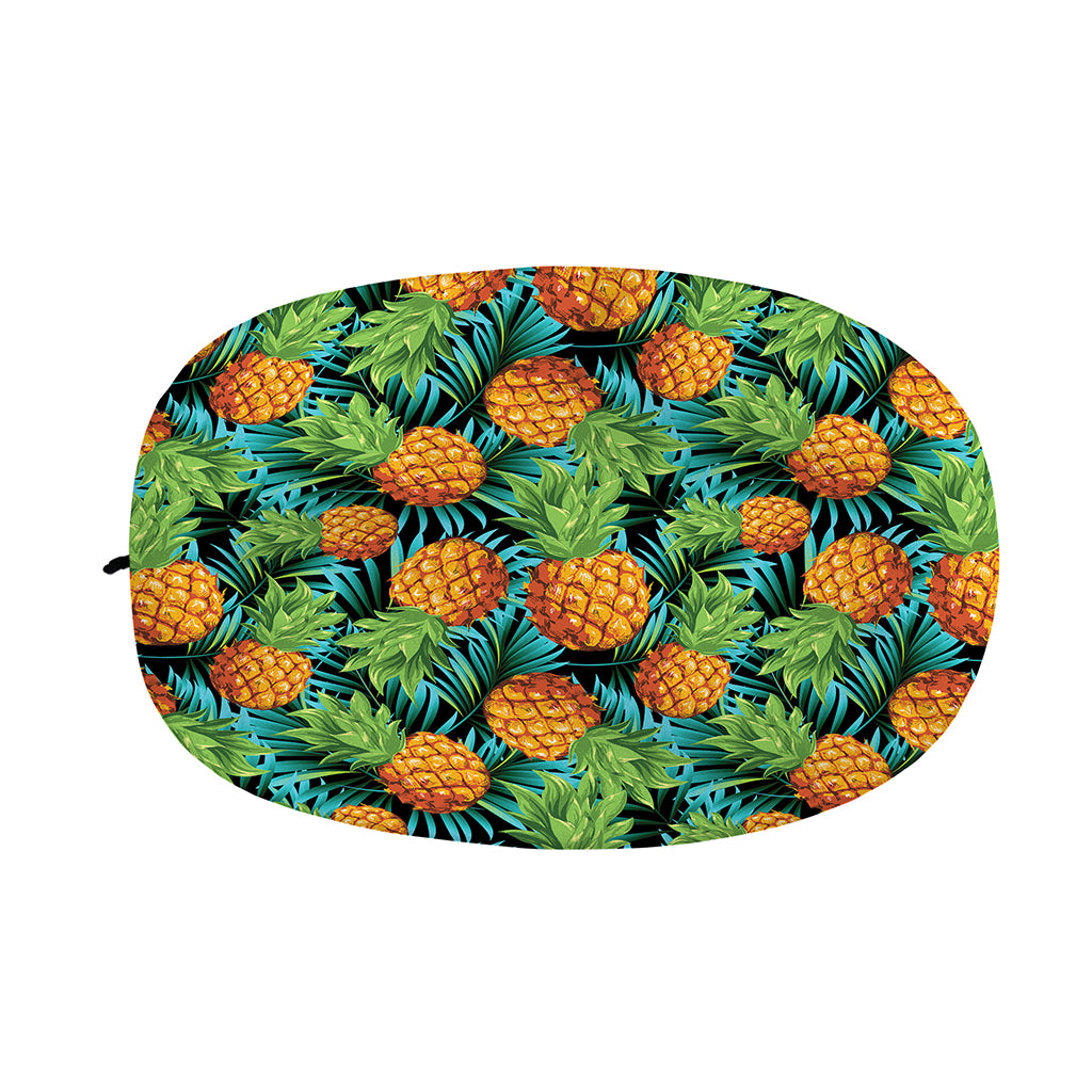 Exotic Tropical Pineapple Pattern Print Car Side Mirror Covers