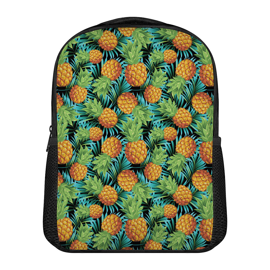 Exotic Tropical Pineapple Pattern Print Casual Backpack