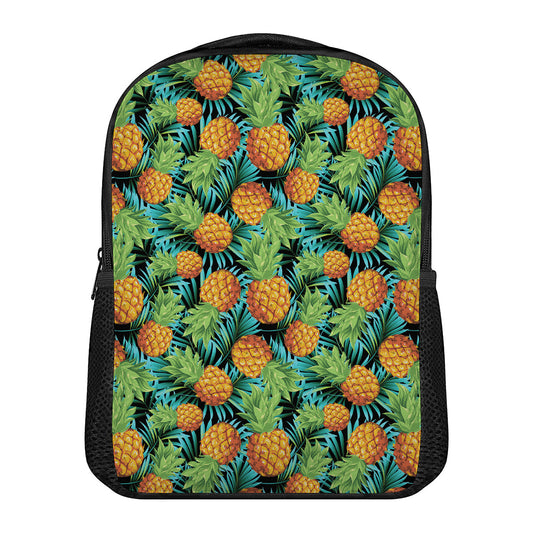 Exotic Tropical Pineapple Pattern Print Casual Backpack