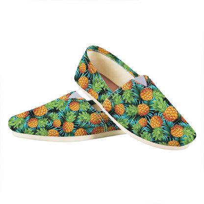 Exotic Tropical Pineapple Pattern Print Casual Shoes
