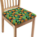 Exotic Tropical Pineapple Pattern Print Chair Cushion Cover