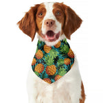 Exotic Tropical Pineapple Pattern Print Dog Bandana